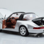 Porsche 911 964 Carrera 4 Targa Polar Plata Norev 1:18 - image 3 of 9