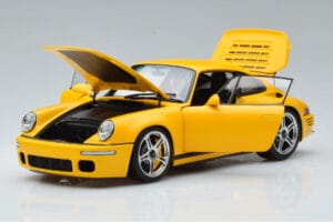 Porsche 911 964 RUF CTR Anniversary Blossom Amarillo Almost Real 1:18 880301 Metal - imagen 2 de 8