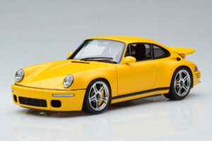 Porsche 911 964 RUF CTR Anniversary Blossom Amarillo Almost Real 1:18