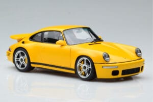 Porsche 911 964 RUF CTR Anniversary Blossom Amarillo Almost Real 1:18 880301 Metal - imagen 6 de 8