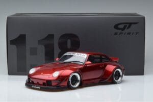 Porsche 911 964 RWB Duck Tail Candy Apple GT Spirit 1:18 GT759 Resina - imagen 6 de 6