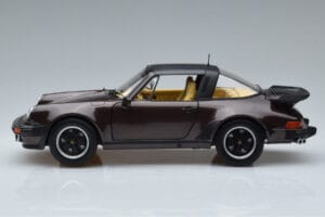 Porsche 911 964 Turbo Targa Marrón Norev 1:18 187665 Metal - imagen 4 de 8