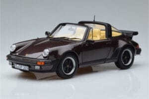 Porsche 911 964 Turbo Targa Marrón Norev 1:18 187665 Metal
