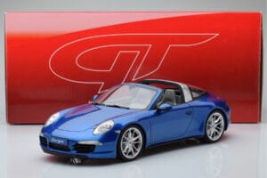 Porsche 911 991 4S Targa Azul GT Spirit 1:18 GT037 Resina - imagen 5 de 5
