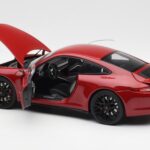 Porsche 911 991 Carrera GTS Carmine Rojo Schuco 1:18 450039000 - image 5 of 8