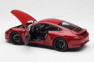 Porsche 911 991 Carrera GTS Carmine Rojo Schuco 1:18 450039000 Metal - imagen 5 de 8