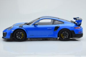 Porsche 911 GT2 RS 991.2 Weissach Package Azul Llantas de Magnesio Negras Minichamps 1:18 153068316 Metal - imagen 3 de 6