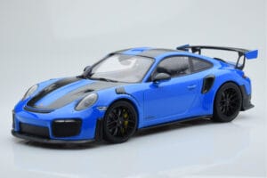 Porsche 911 GT2 RS 991.2 Weissach Package Azul Llantas de Magnesio Negras Minichamps 1:18 153068316