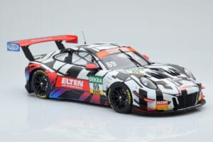 Porsche 911 GT3 R Iron Force by Ring Police #69 J. van Slooten / L. Luhr ADAC GT Masters 2018 Minichamps 1:18 153186969 Metal - imagen 3 de 5