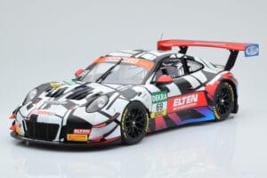 Porsche 911 GT3 R Iron Force by Ring Police #69 J. van Slooten / L. Luhr ADAC GT Masters 2018 Minichamps 1:18 153186969