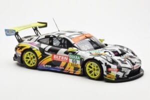Porsche 911 991.2 GT3 R #69 Team Iron Force Racing Ring Police L. Luhr / M. Holzer ADAC GT Masters 2019 Minichamps 1:18 15319 - imagen 4 de 6
