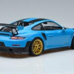 Porsche 911 991.2 GT3 RS Weissach Package Miami Azul Llantas Oro Minichamps 1:18 153068310 Metal - image 2 of 6
