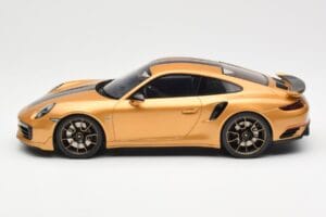 Porsche 911 991.2 Turbo S Exclusive Dorado GT Spirit 1:18 GT444 Resina - imagen 3 de 6