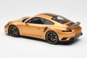 Porsche 911 991.2 Turbo S Exclusive Dorado GT Spirit 1:18 GT444 Resina - imagen 5 de 6