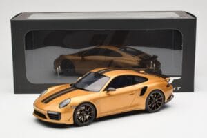 Porsche 911 991.2 Turbo S Exclusive Dorado GT Spirit 1:18 GT444 Resina - imagen 6 de 6