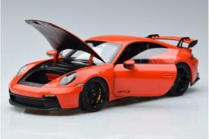 Porsche 911 992 GT3 Naranja Norev 1:18 187300 Metal - imagen 2 de 7