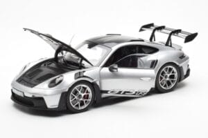 Porsche 911 992 GT3 Weissach Pack GT Plata Metálico Norev 1:18 187366 Metal - imagen 2 de 8