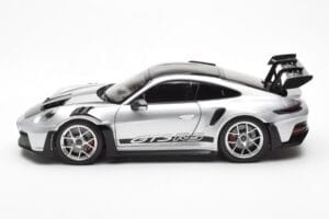 Porsche 911 992 GT3 Weissach Pack GT Plata Metálico Norev 1:18 187366 Metal - imagen 4 de 8