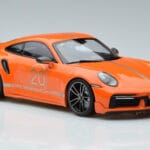 Porsche 911 992 Turbo S China 20th Anniversary Naranja Minichamps 1:18 - image 4 of 6
