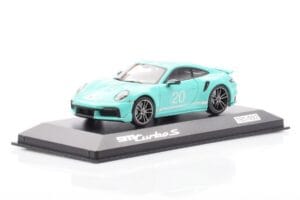 Porsche 911 992 Turbo S Mint Verde Minichamps 1:43 WAP0209070N003 Metal - imagen 2 de 4