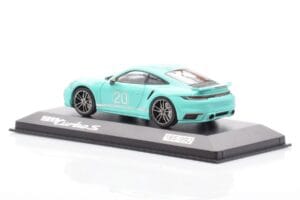 Porsche 911 992 Turbo S Mint Verde Minichamps 1:43 WAP0209070N003 Metal - imagen 3 de 4