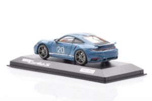 Porsche 911 992 Turbo S Oslo Azul Minichamps 1:43 WAP0209050N001 Metal - imagen 3 de 4