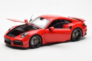 Porsche 911 992 Turbo S Sport Design Rojo Minichamps 1:18 113069078 Metal - imagen 2 de 8