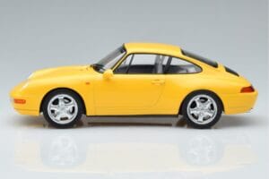 Porsche 911 993 Carrera Amarillo Norev 1:18 187596 Metal - imagen 3 de 6