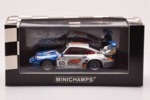 Porsche 911 993 GT2 #65 Roock Racing 24 Hours of Le Mans 1998 Minichamps 1:43 430986765 Metal - imagen 4 de 4