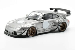 Porsche 911 993 RWB Plata Phantom Asia Edition GT Spirit 1:18 CLDC017 Resina