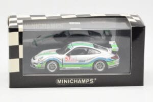 Porsche 911 996 GT3 Cup #57 M. Snow IMSA GT3 Challenge 2008 Minichamps 1:43 400086757 Metal - imagen 4 de 4
