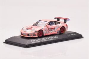 Porsche 911 996 GT3 RS Pink Sally #45 Petty / Jeanette Phoenix 250 2004 Minichamps 1:43 400046945 Metal - imagen 2 de 4