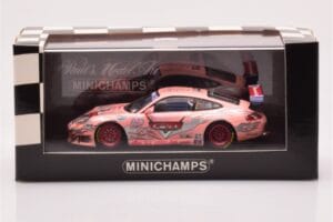 Porsche 911 996 GT3 RS Pink Sally #45 Petty / Jeanette Phoenix 250 2004 Minichamps 1:43 400046945 Metal - imagen 4 de 4