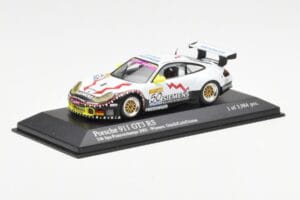 Porsche 911 996 GT3 RS Siemens #50 M. Ortelli / M. Lieb / R. Dumas 24 Hours of Spa 2003 Winners Minichamps 1:43 400036950 Met - imagen 2 de 4