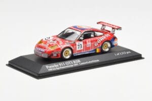 Porsche 911 996 GT3 RSR Gulf #73 Lambert / Lefort / Palttala 1000km Spa 2005 Minichamps 1:43 400056473 Metal - imagen 2 de 4