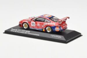 Porsche 911 996 GT3 RSR Gulf #73 Lambert / Lefort / Palttala 1000km Spa 2005 Minichamps 1:43 400056473 Metal - imagen 3 de 4