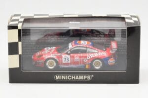 Porsche 911 996 GT3 RSR Gulf #73 Lambert / Lefort / Palttala 1000km Spa 2005 Minichamps 1:43 400056473 Metal - imagen 4 de 4