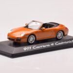 Porsche 911 997 Carrera 4 Cabriolet Naranja Metálico Minichamps 1:43 - image 2 of 4