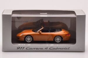 Porsche 911 997 Carrera 4 Cabriolet Naranja Metálico Minichamps 1:43 WAP02001618 Metal - imagen 4 de 4