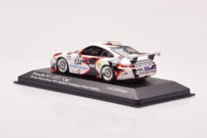 Porsche 911 997 GT3 Cup #124 Mattheus / Geoffroy / Vanbellingen / Fumal 24 Hours of Spa 2005 Minichamps 1:43 400056224 Metal - imagen 3 de 4