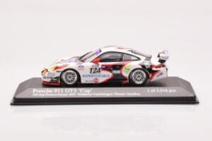 Porsche 911 997 GT3 Cup #124 Mattheus / Geoffroy / Vanbellingen / Fumal 24 Hours of Spa 2005 Minichamps 1:43