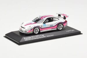 Porsche 911 997 GT3 Cup #56 M. Snow IMSA GT3 Challenge 2008 Minichamps 1:43 400086456 Metal - imagen 2 de 4