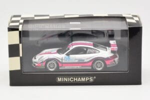 Porsche 911 997 GT3 Cup #56 M. Snow IMSA GT3 Challenge 2008 Minichamps 1:43 400086456 Metal - imagen 4 de 4