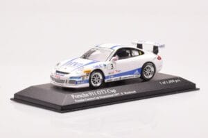 Porsche 911 997 GT3 Cup Porsche Carrera Cup #3 R. Westbrook 2007 Minichamps 1:43 400076483 Metal - imagen 2 de 4