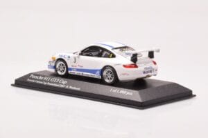 Porsche 911 997 GT3 Cup Porsche Carrera Cup #3 R. Westbrook 2007 Minichamps 1:43 400076483 Metal - imagen 3 de 4
