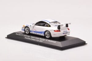 Porsche 911 997 GT3 Cup #3 Team Araxa Racing R. Westbrook Porsche Carrera Cup 2007 Minichamps 1:43 WAP02012318VKK Metal - imagen 3 de 4