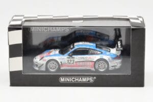 Porsche 911 997 GT3 R Cybernet #123 Fumal / Thiry / Rosenlad / Lefort 24 Hours of Spa 2011 Minichamps 1:43 400118923 Metal - imagen 4 de 4