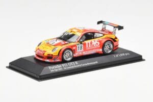 Porsche 911 997 GT3 R ITAS #18 De Lorenzi / Bonetti / Caccia / Bontempelli 24 Hours of Spa 2011 Minichamps 1:43 400118918 Met - imagen 2 de 4
