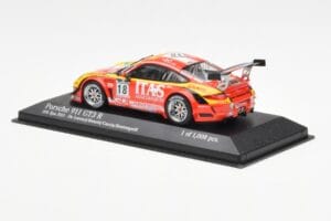 Porsche 911 997 GT3 R ITAS #18 De Lorenzi / Bonetti / Caccia / Bontempelli 24 Hours of Spa 2011 Minichamps 1:43 400118918 Met - imagen 3 de 4