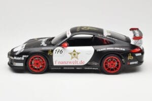 Porsche 911 997 GT3 RS #176 Team Ring Police VLN 2011 Norev 1:18 187570 Metal - imagen 4 de 8